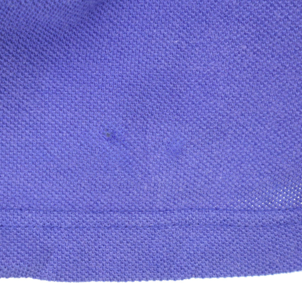 adidas アディダス 90s オールド 半袖 ポロシャツ L パープル 鹿の子 メンズ