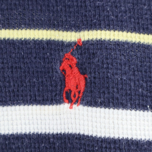 ポロバイラルフローレン ボーダー柄 半袖 ポロシャツ L ネイビー 他 Polo by Ralph Lauren メンズ