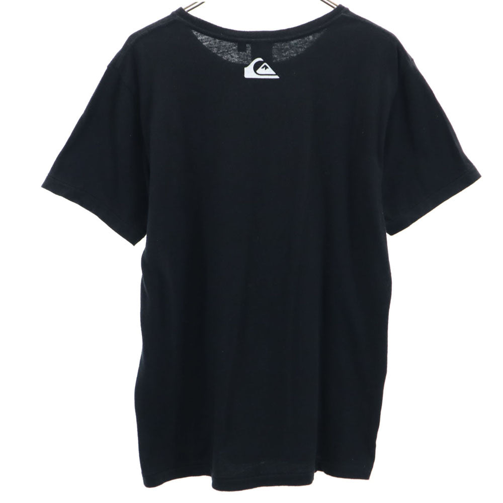 クイックシルバー プリント 半袖 Tシャツ M ブラック Quiksilver メンズ