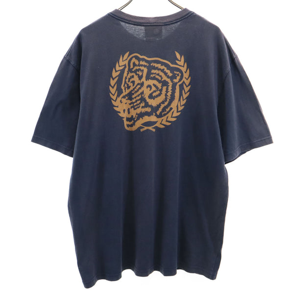 カーハート バックプリント 半袖 Tシャツ L グレー Carhartt メンズ