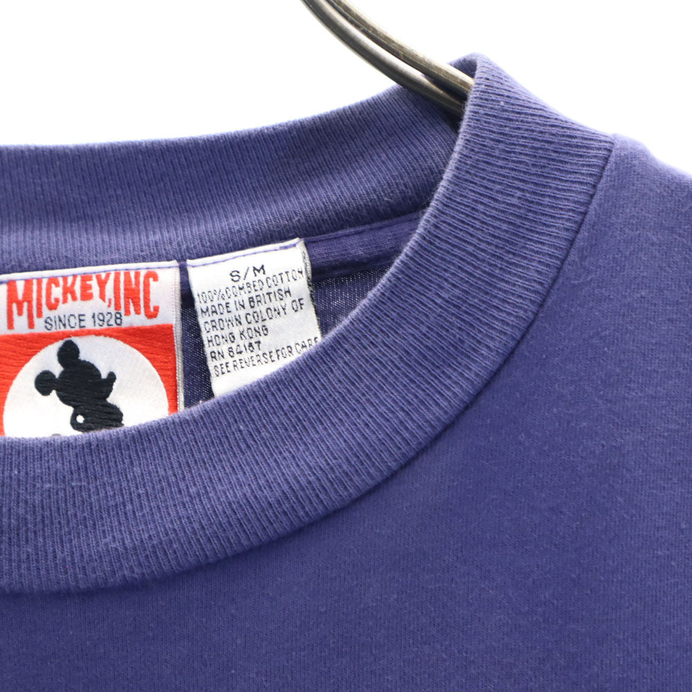 MICKEY,INC オールド ウォルトディズニーワールド 半袖 Tシャツ S パープルネイビー系 ミッキー WALT DISNEY WORLD メンズ