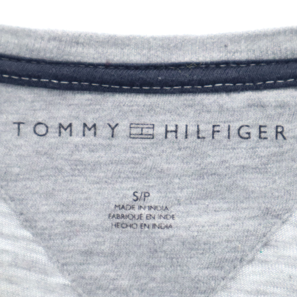 トミーヒルフィガー プリント 半袖 Tシャツ S グレー TOMMY HILFIGER メンズ