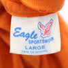 Eagle SPORTSWEAR 80s USA製 ヴィンテージ バックプリント 半袖 Tシャツ L オレンジ Eagle SPORTSWEAR メンズ