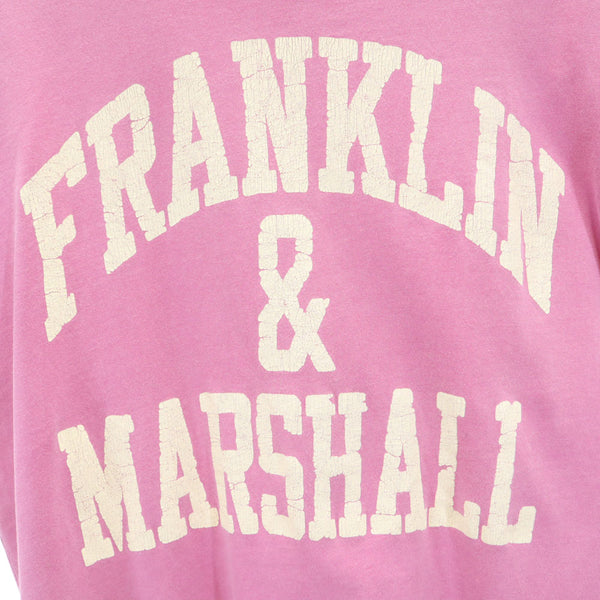 フランクリンマーシャル イタリア製 半袖 Tシャツ M ピンクパープル FRANKLIN&MARSHALL メンズ