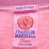 フランクリンマーシャル イタリア製 半袖 Tシャツ M ピンクパープル FRANKLIN&MARSHALL メンズ