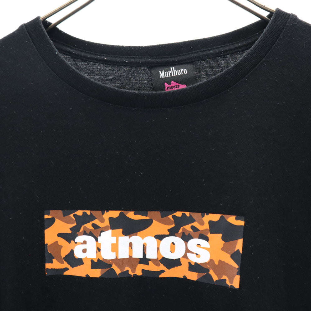 アトモス マルボロ コラボ 半袖 Tシャツ ブラック atmos ｘ marlboro メンズ