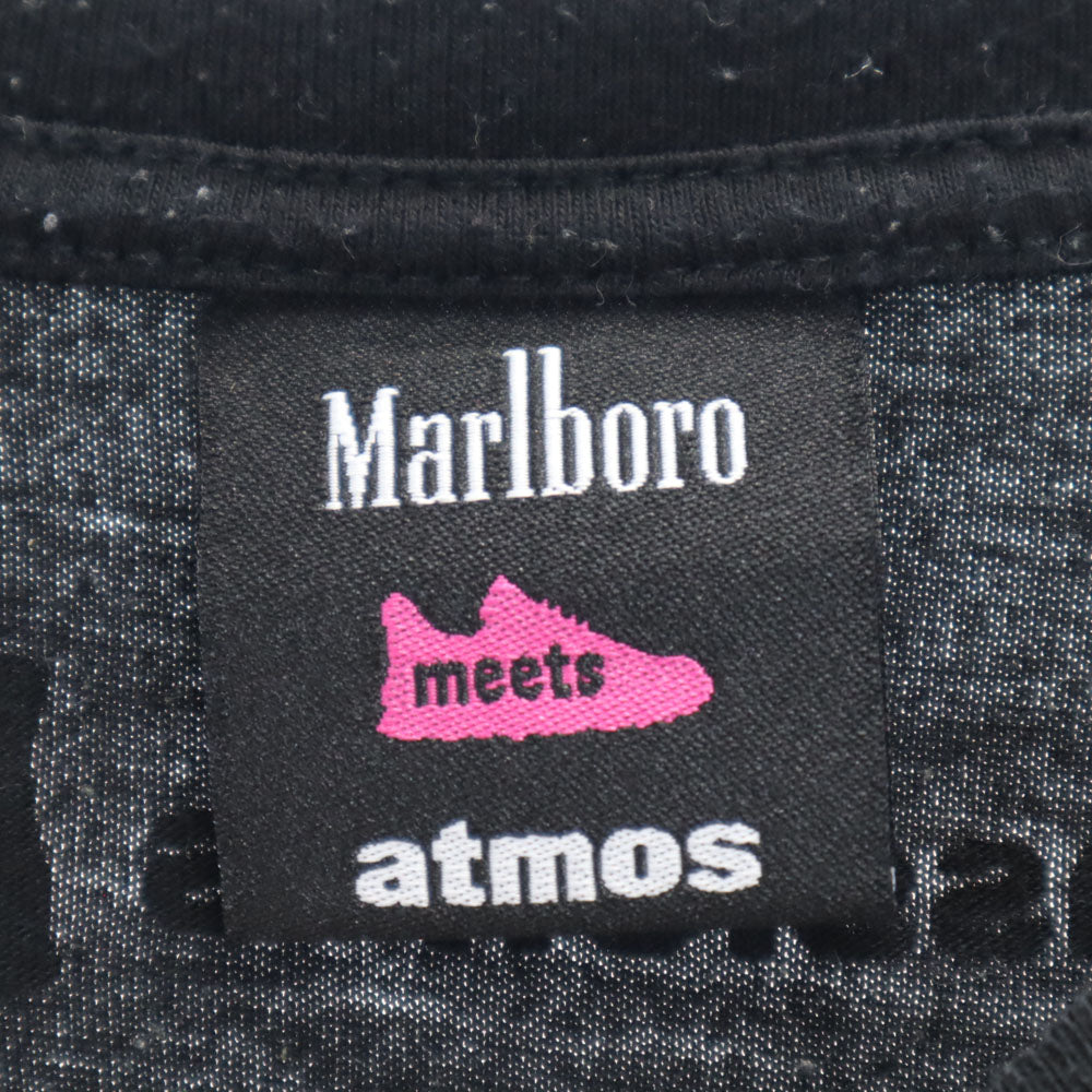 アトモス マルボロ コラボ 半袖 Tシャツ ブラック atmos ｘ marlboro メンズ