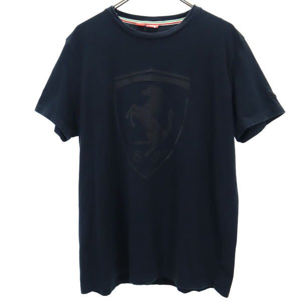 プーマ フェラーリ コラボ 半袖 Tシャツ XL 濃紺 PUMA ｘ Ferrari メンズ