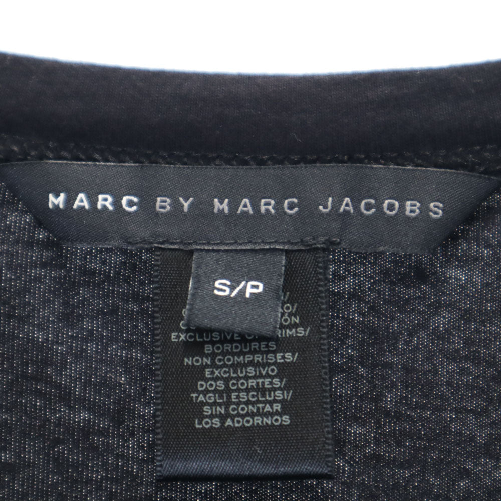 マークバイマークジェイコブス 半袖 スパンコール装飾 Tシャツ S ブラック MARC BY MARC JACOBS レディース