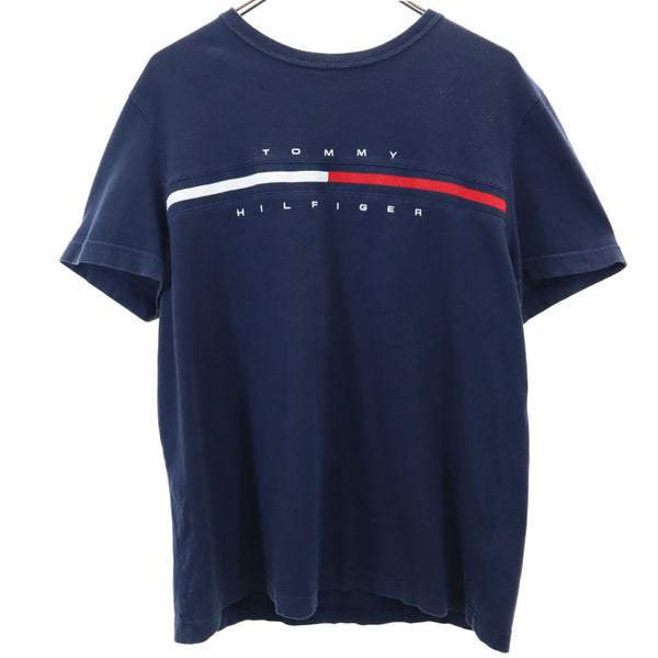 トミーヒルフィガー 半袖 Tシャツ M ネイビー系 TOMMY HILFIGER メンズ