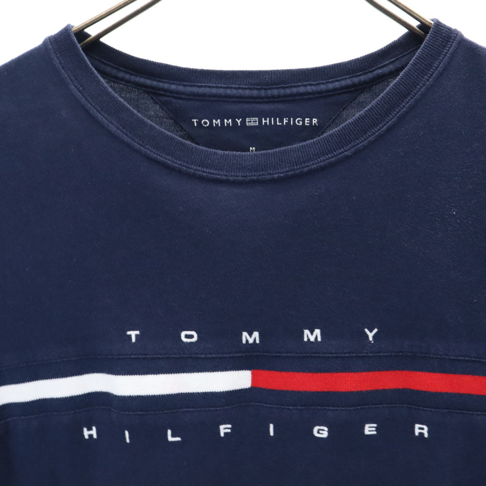 トミーヒルフィガー 半袖 Tシャツ M ネイビー系 TOMMY HILFIGER メンズ