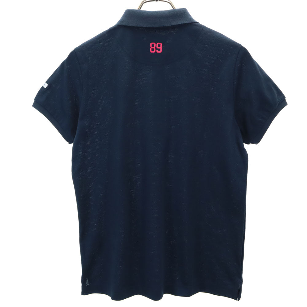 パーリーゲイツ 日本製 ゴルフ 半袖 ポロシャツ 1 ネイビー PEARLY GATES レディース