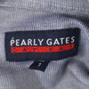 パーリーゲイツ ゴルフ 半袖 ボタンダウンシャツ 1 ネイビー系 PEARLY GATES メンズ