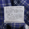 ノースフェイス アウトドア NR21538 半袖 シアサッカー チェックシャツ S 青紫系 THE NORTH FACE WSR CHCK SHIRT メンズ