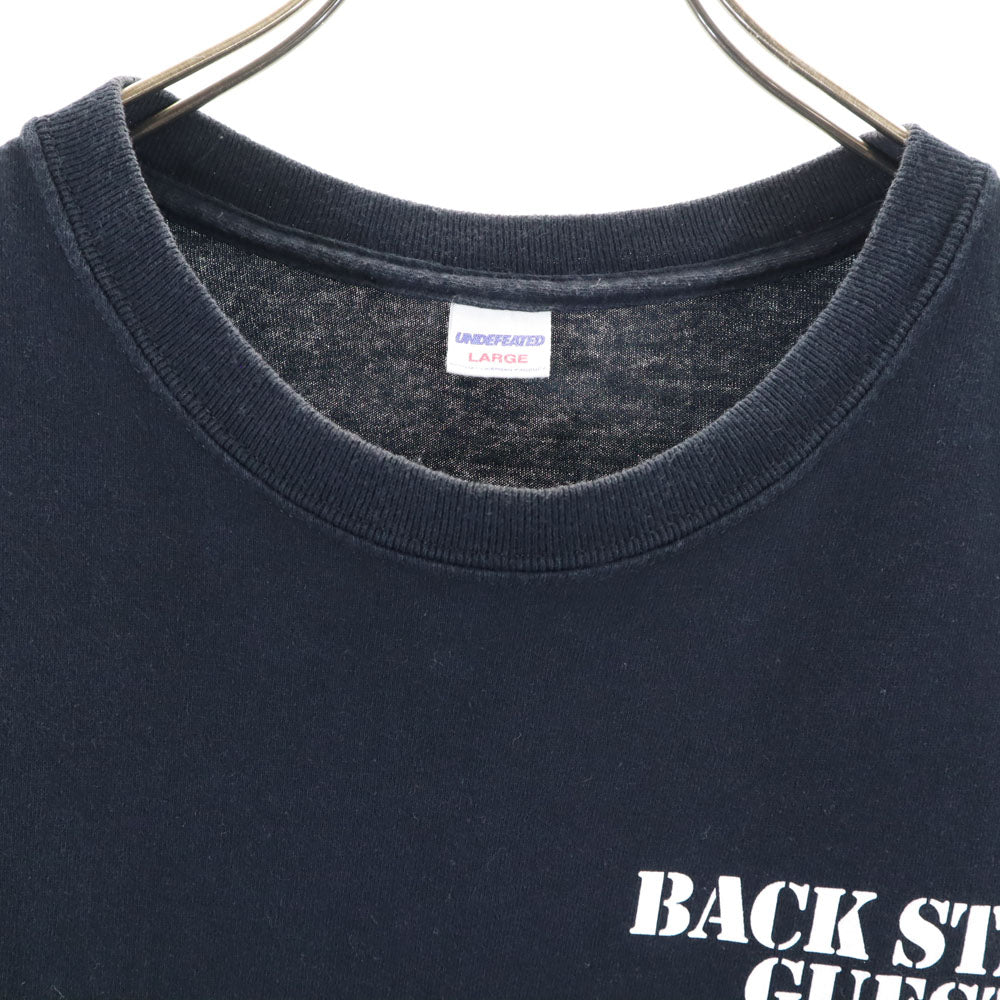 アンディフィーテッド 半袖 Tシャツ L ブラック UNDEFEATED メンズ