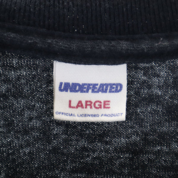 アンディフィーテッド 半袖 Tシャツ L ブラック UNDEFEATED メンズ