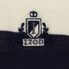 アイゾット ボーダー 半袖 ポロシャツ XL ホワイト系 IZOD メンズ