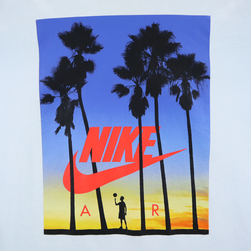 ナイキ プリント 半袖 Tシャツ XL ブルー系 NIKE メンズ