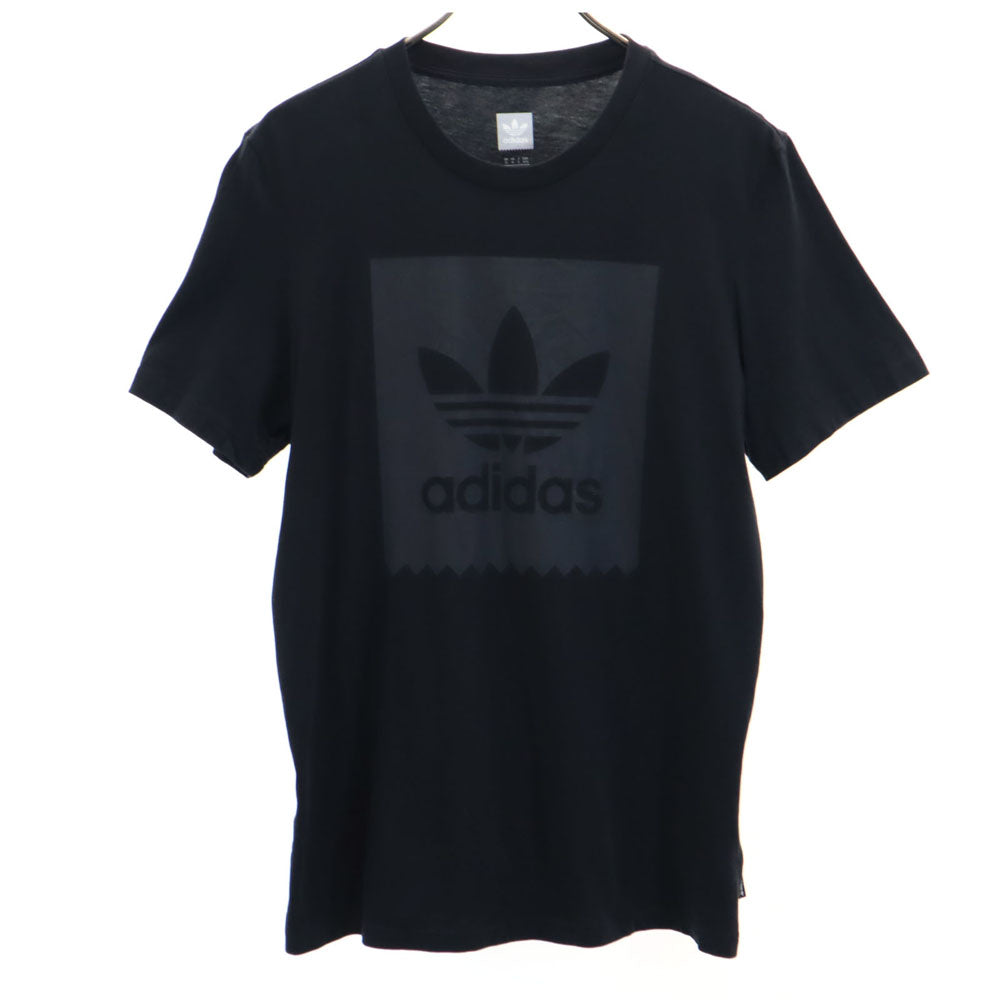 アディダス トレフォイルロゴプリント 半袖 Tシャツ O 黒 adidas メンズ