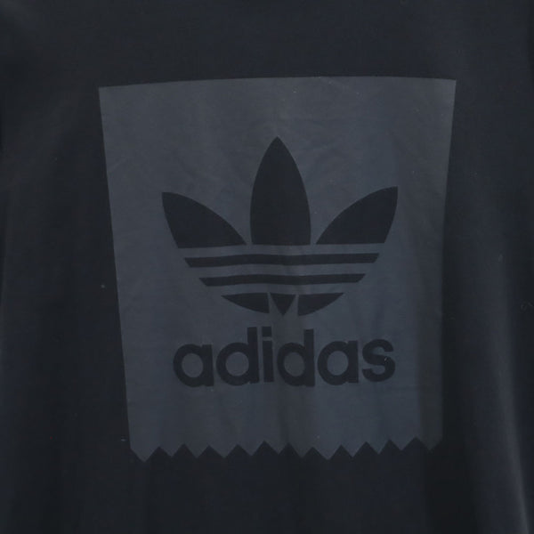 アディダス トレフォイルロゴプリント 半袖 Tシャツ O 黒 adidas メンズ