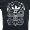 アディダス トレフォイルロゴプリント 半袖 Tシャツ M ブラック系 adidas メンズ