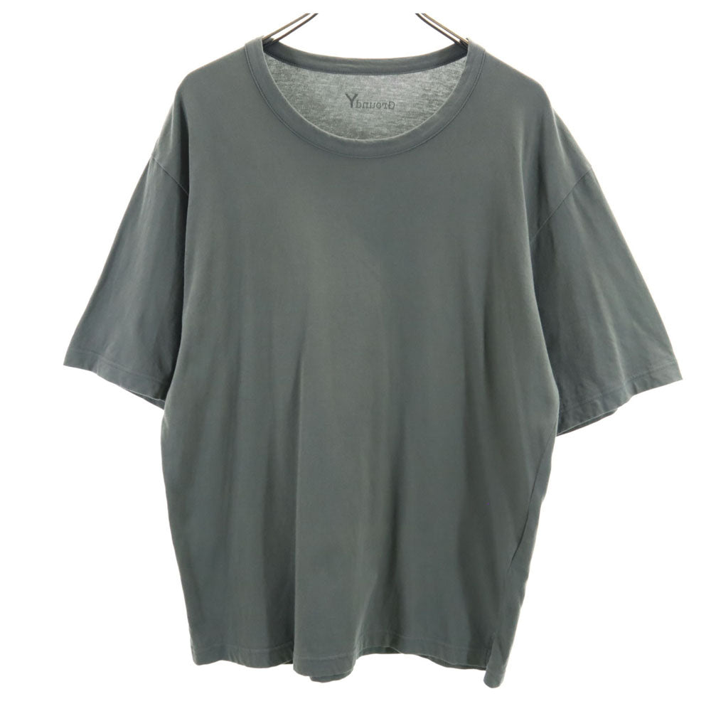 Ground Y グラウンドワイ 5分袖 Tシャツ 3 カーキグレー ヨウジヤマモト メンズ