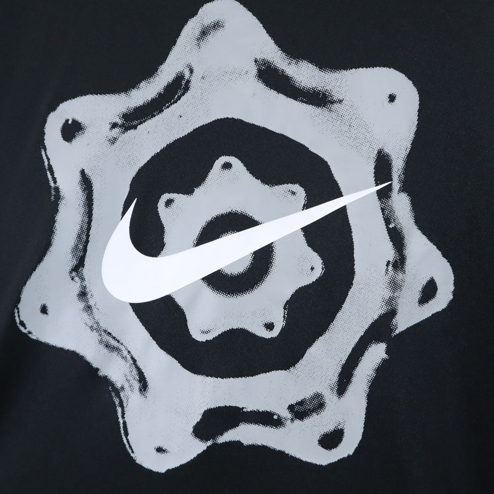 ナイキ プリント ランニング 半袖 Tシャツ S ブラック NIKE メンズ