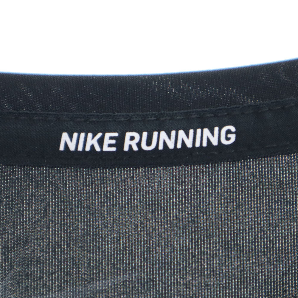 ナイキ プリント ランニング 半袖 Tシャツ S ブラック NIKE メンズ