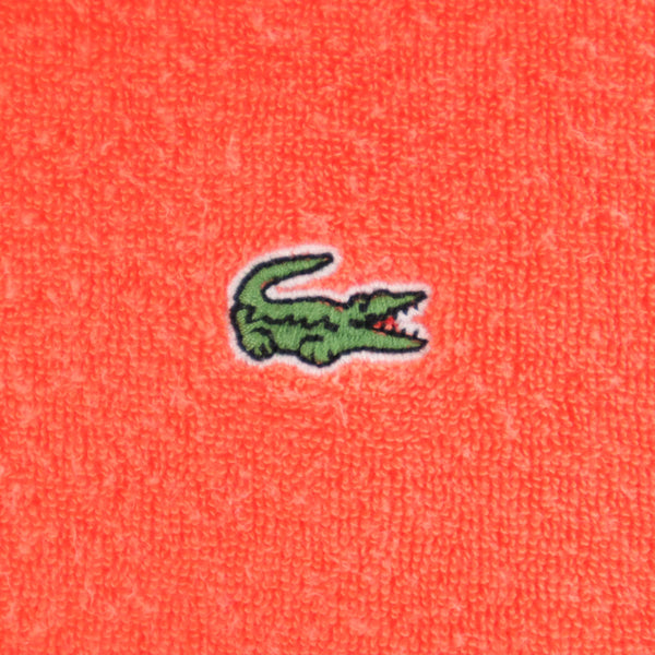 ラコステ 日本製 半袖 ポロシャツ 38 オレンジ系 LACOSTE パイル地 レディース