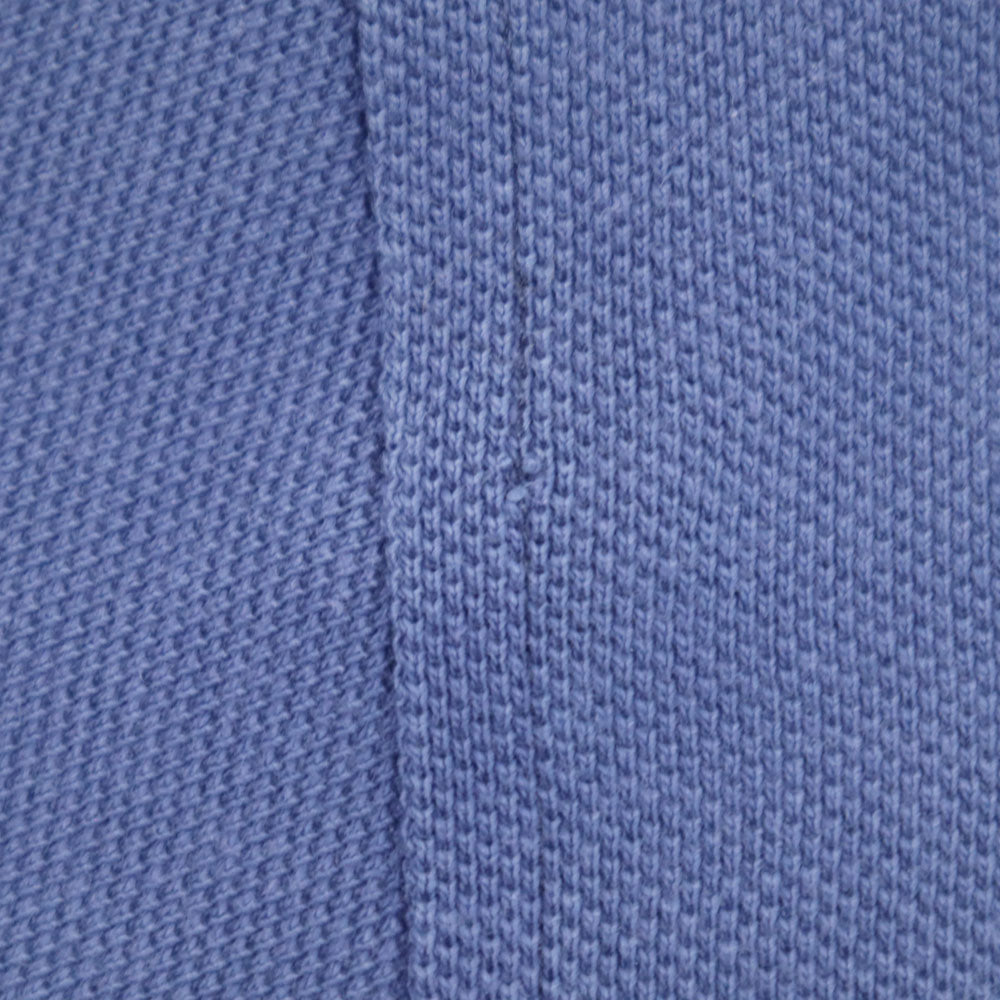 トミーヒルフィガー 90s オールド 半袖 ポロシャツ L ブルー系 TOMMY HILFIGER 鹿の子地 メンズ