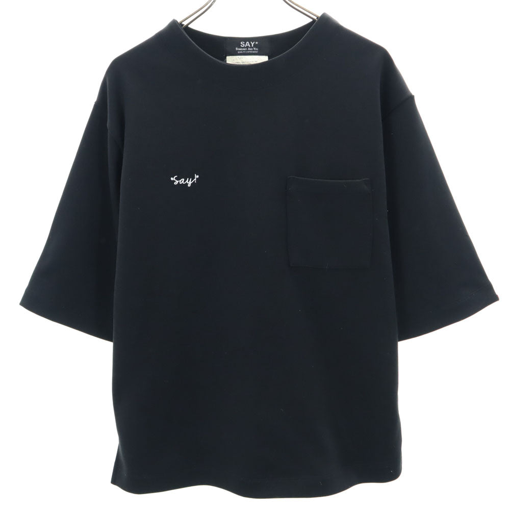 SAY Standard And You 日本製 半袖 Tシャツ M ブラック系 SAY Standard And You メンズ