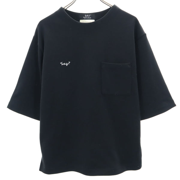 SAY Standard And You 日本製 半袖 Tシャツ M ブラック系 SAY Standard And You メンズ