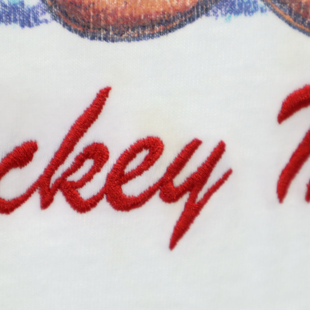 ミッキーアンリミテッド 90s ディズニー オールド ミッキーマウス プリント 半袖 Tシャツ XL ホワイト系 MICKEY UNLIMITED メンズ