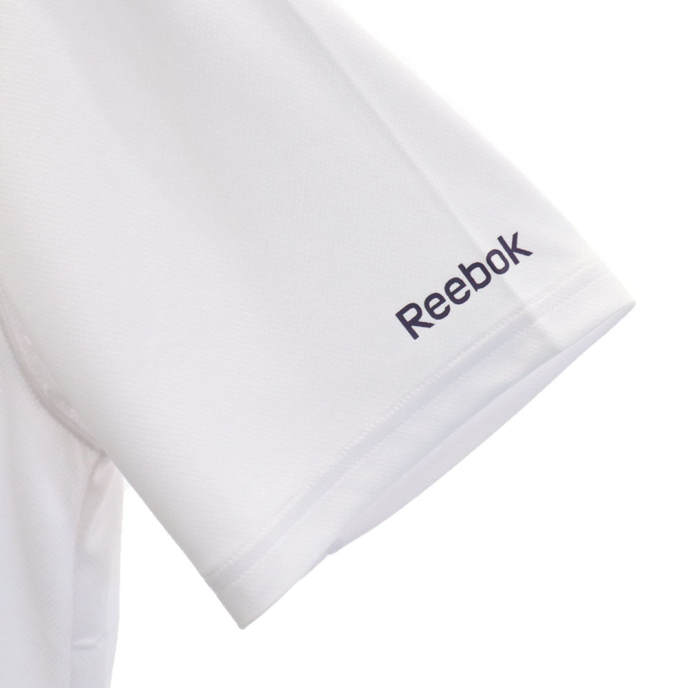 未使用 リーボック トレーニング 半袖 メッシュ Tシャツ S ホワイト Reebok フィットネス PLAY DRY メンズ