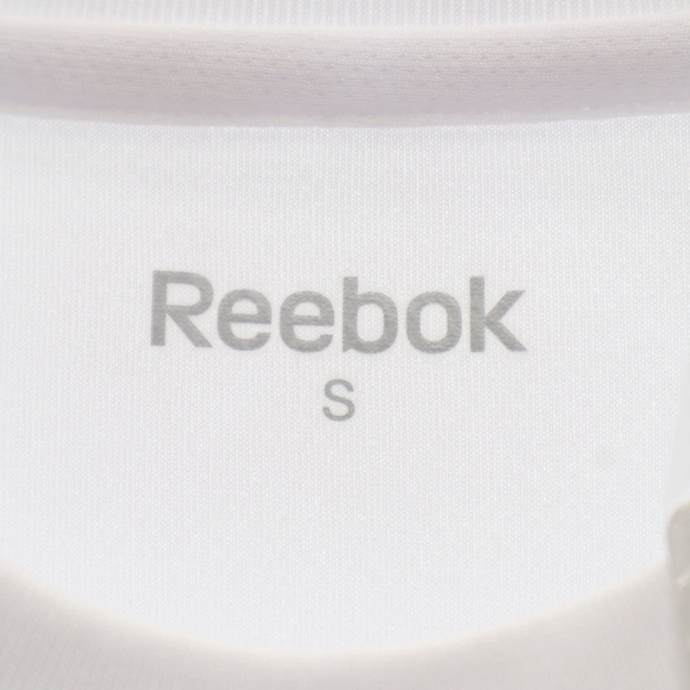 未使用 リーボック トレーニング 半袖 メッシュ Tシャツ S ホワイト Reebok フィットネス PLAY DRY メンズ