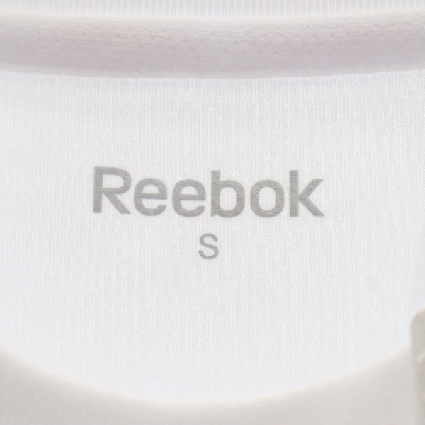 未使用 リーボック トレーニング 半袖 メッシュ Tシャツ S ホワイト Reebok フィットネス PLAY DRY メンズ