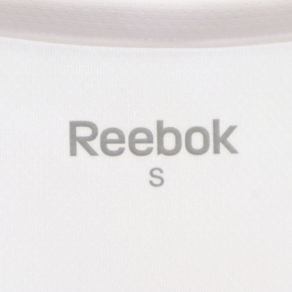 未使用 リーボック トレーニング 半袖 メッシュ Tシャツ S ホワイト Reebok フィットネス PLAY DRY メンズ