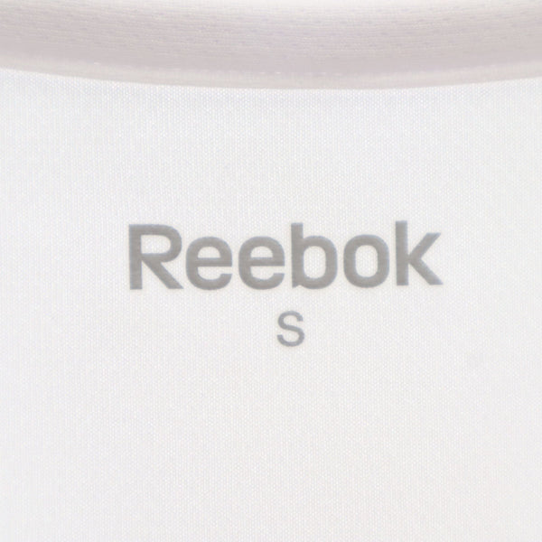 未使用 リーボック トレーニング 半袖 メッシュ Tシャツ S ホワイト Reebok フィットネス PLAY DRY メンズ