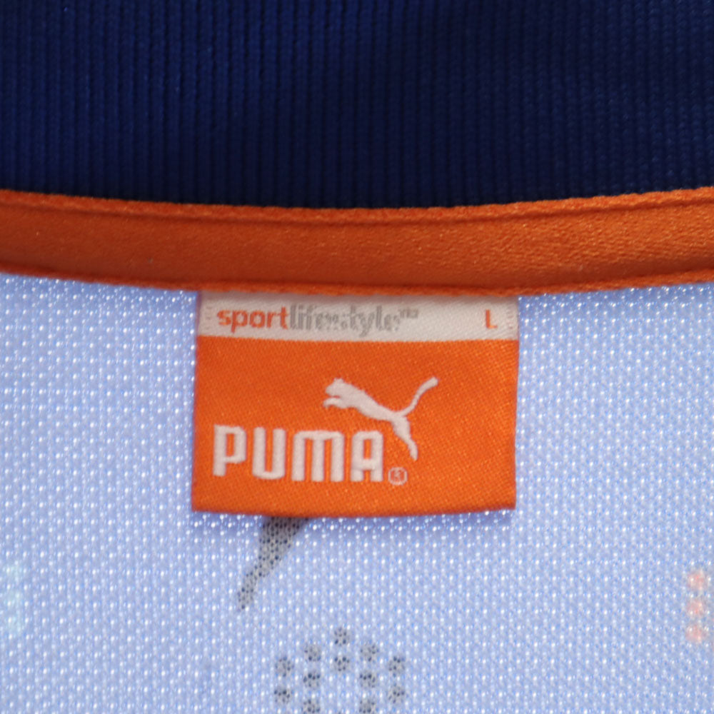 プーマ ゴルフ 半袖 ポロシャツ L ブルー PUMA メンズ