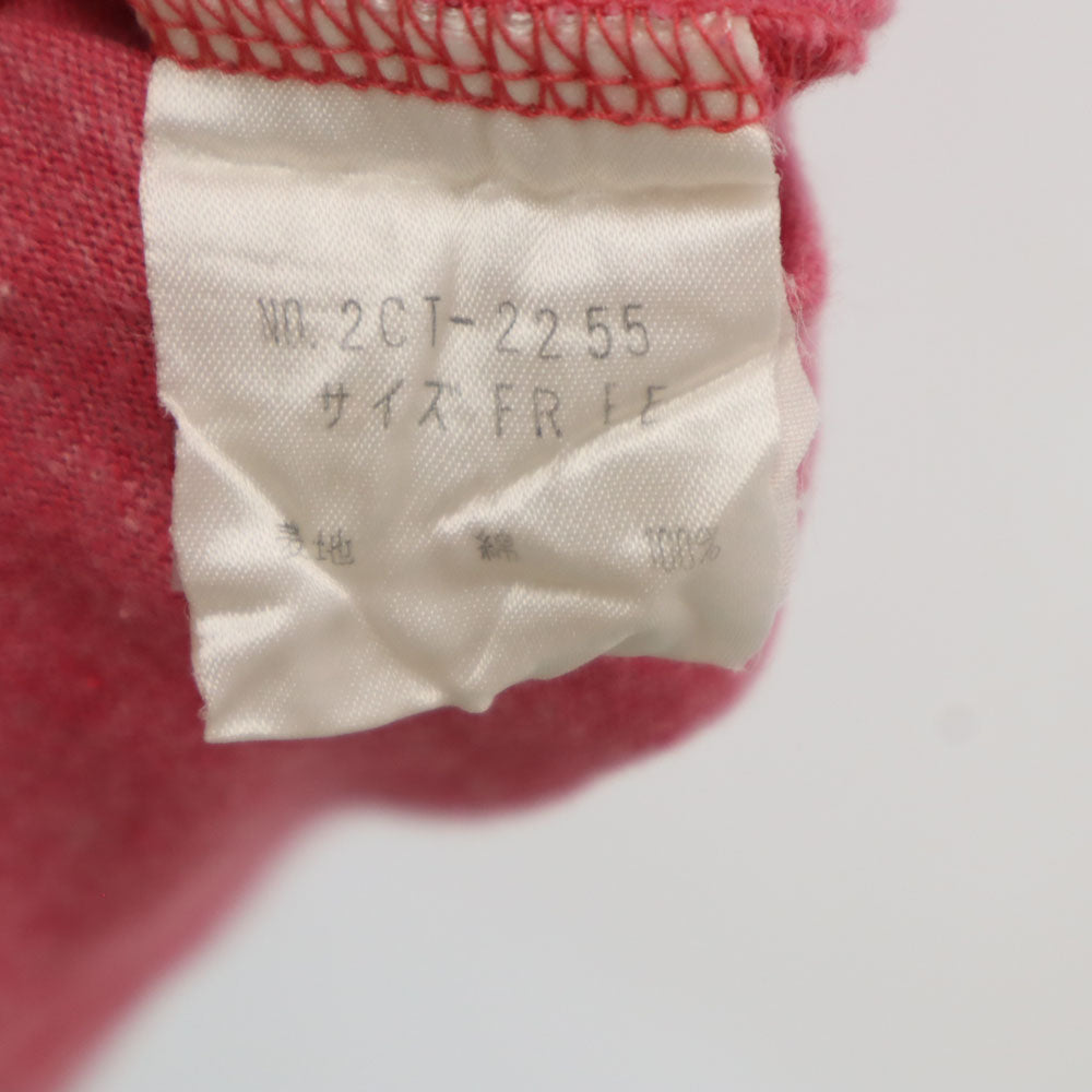 ヒステリック 日本製 プリント 半袖 Tシャツ FREE ピンク系 HYSTERIC レディース