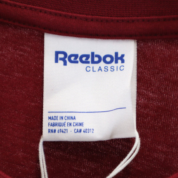 未使用 リーボック 半袖 Tシャツ XS レッド系 Reebok タグ付き メンズ