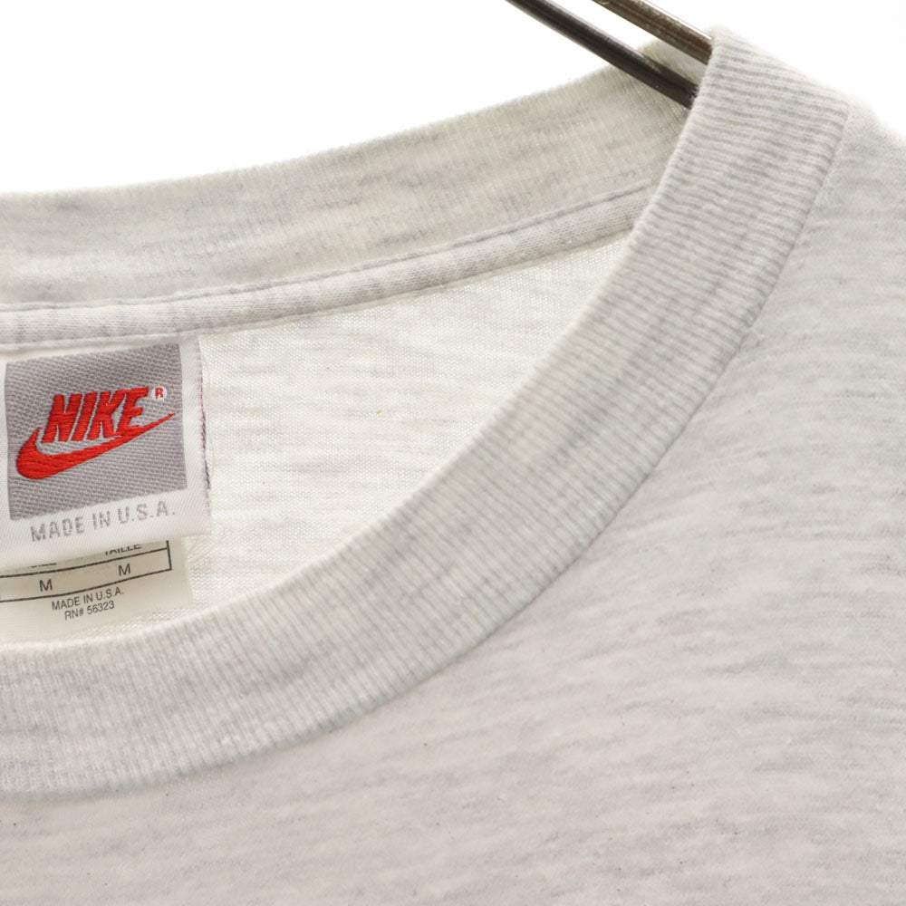 ナイキ 90s USA製 オールド 半袖 Tシャツ M グレー NIKE メンズ