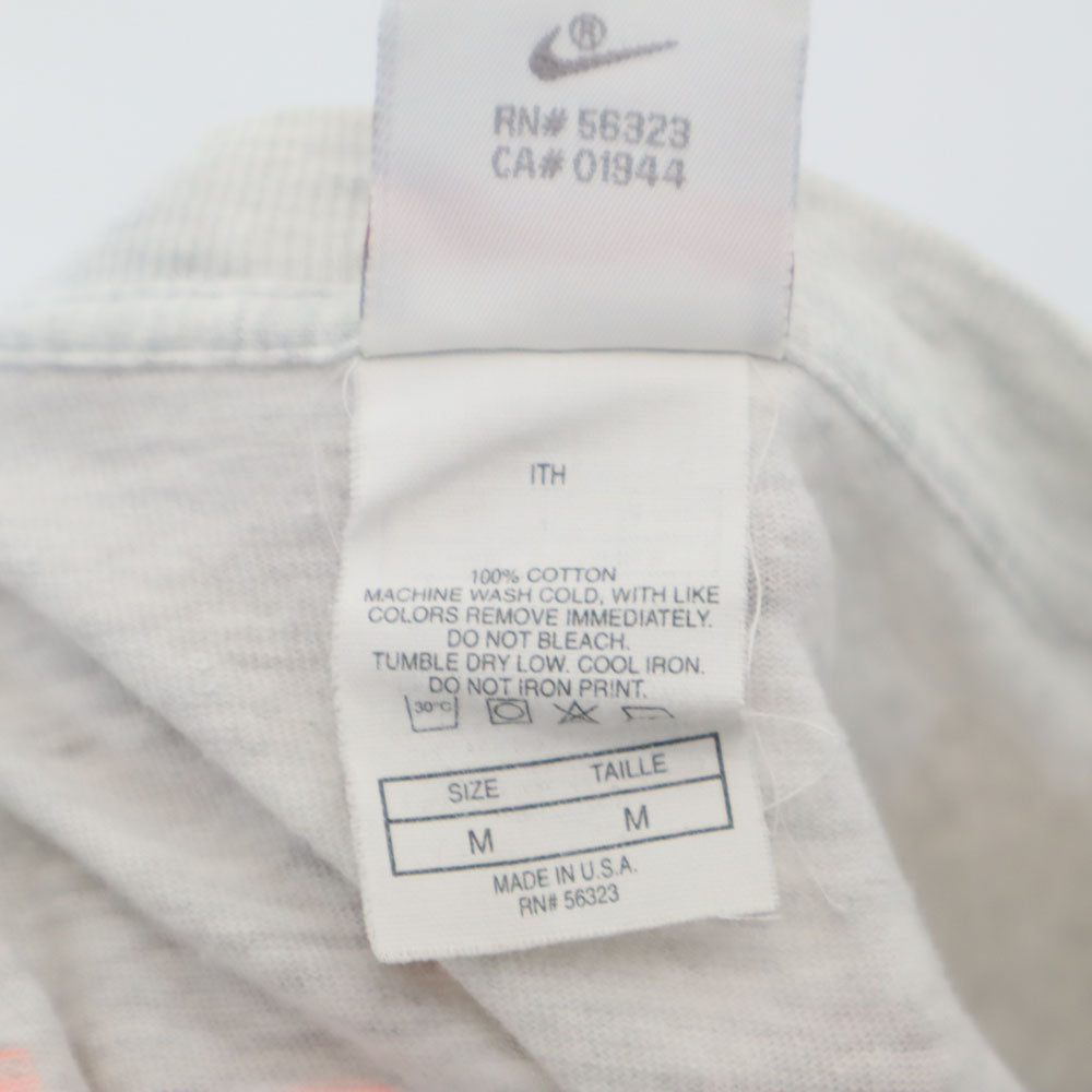 ナイキ 90s USA製 オールド 半袖 Tシャツ M グレー NIKE メンズ