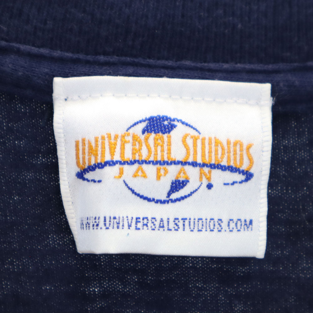 ユニバーサルスタジオジャパン ウッドペッカー 半袖 Tシャツ M ネイビー UNIVERSAL STUDIOS JAPAN メンズ