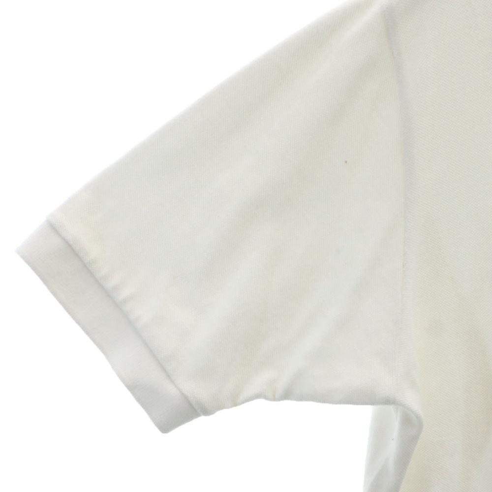 ポロバイラルフローレン 半袖 ポロシャツ S ホワイト Polo by Ralph Lauren 鹿の子 メンズ