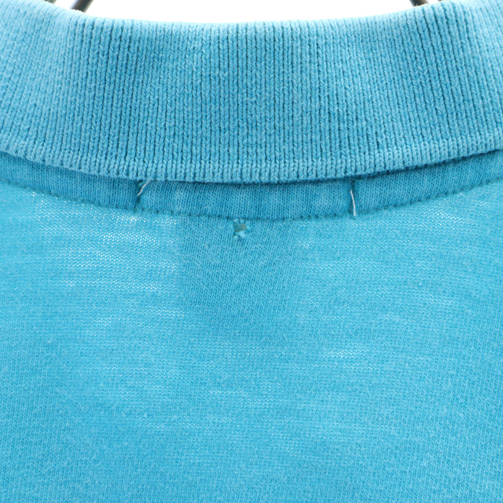 アイゾッドラコステ 90s オールド ボーダー柄 半袖 ポロシャツ XL ターコイズ系 IZOD LACOSTE メンズ