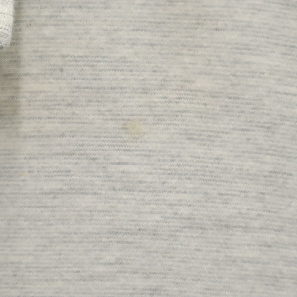 エンジニアドガーメンツ USA製 半袖 ポロシャツ M グレー ENGINEERED GARMENTS ハーフジップ メンズ