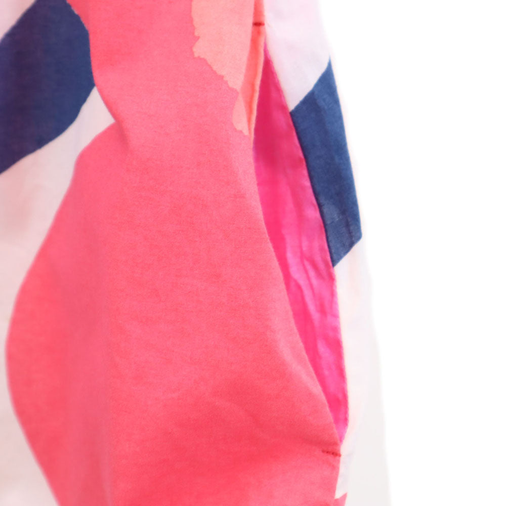 marimekko マリメッコ 花柄 ノースリーブ ミニワンピース 36 ピンク系 レディース