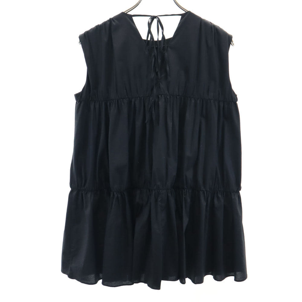 ミラオーウェン ノースリーブ ブラウス 0 ブラック Mila Owen レディース