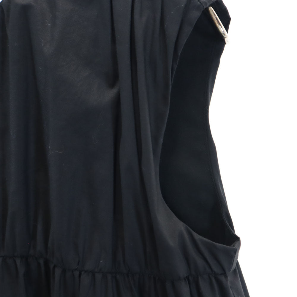 ミラオーウェン ノースリーブ ブラウス 0 ブラック Mila Owen レディース